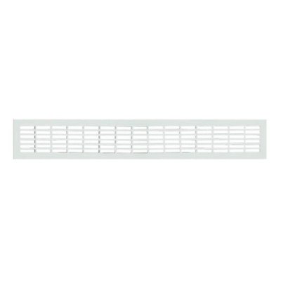 Решетка вентиляционная L=375 (23,5), белая