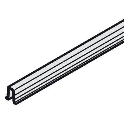 Hafele SLIDO CLASSIC 12/20/40 IF/VF Шина низ L=3500мм, пластик серый