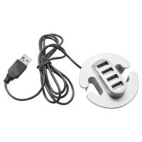 GTV Подовжувач USB на 4 гнізда, сірий (Китай)