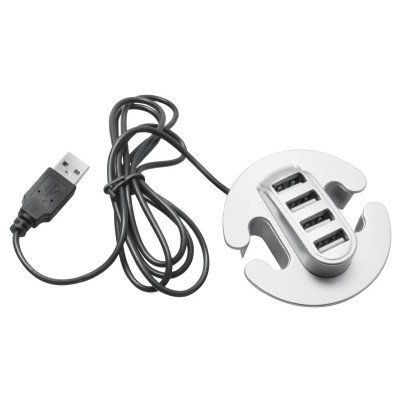GTV Подовжувач USB на 4 гнізда, сірий (Китай)