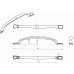 Ручка скоба Ozkardesler 128mm EKSEN Матове золото