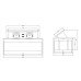 Встраиваемая розетка прямоугольная Белая (2 розетки, 2xUSB 2.1A 5V) Schuko, Rejs