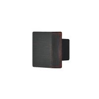Ручка - кнопка бронза матовая 30 x 21,5 мм, Hafele