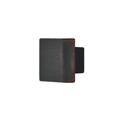 Ручка - кнопка бронза матовая 30 x 21,5 мм, Hafele