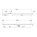 Gamet Ручка профильная UA131-352-1056-L36 черный матовый
