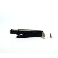 Толкатель LinkenSystem PUSH c магн. АНТРАЦИТ (Black) NEW(с держателем и КРУГЛОЙ ответкой с шурупом)