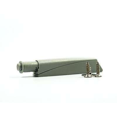 Толкатель LinkenSystem PUSH c магн. СЕРЫЙ (Grey) NEW(с держателем и КРУГЛОЙ ответкой с шурупом)