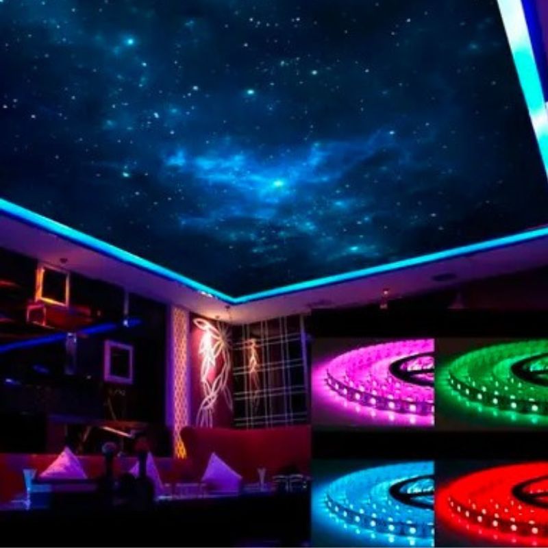 Світло - LED стрічка SMD 5050, 96 LED, 14,4W, 12V, RGB, IP20