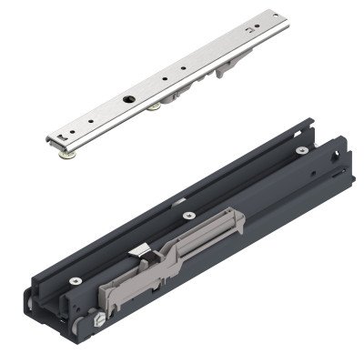 Стелаж MAXIMA напрямні графіт FULTERER 120 кг, midi/maxi