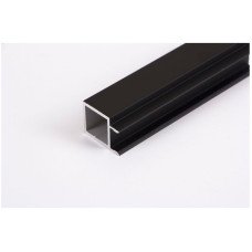 Труба квадрат 20x20x2мм LED чорний 5,95м