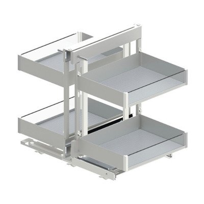 Магический угол Maxima PURO Corner comfort лев.800, белый мат.прозрачный