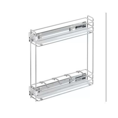 Starax Карго-20 антрацит 2 полки с доводчиком BLUM правая (140х470х470)