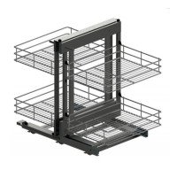 Магический угол Maxima Classic Corner comfort лев.1000, графит (445x540x750)