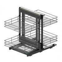 Магічний кут Maxima Classic Corner comfort пр.1000, графіт (445x540x750)