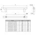 Ручка релинговая ALVA 1030/128 черная