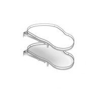 Магический угол ERGO Corner Optima пр. 900/500 хром/,белый