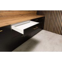 Hafele Matrix S Slim 35 кг выдвижной ящик  H=135 L=500, белый (направ.+боковины)