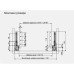 Hafele Matrix S Slim 35 кг выдвижной ящик H=135 L=500, чёрный (направ.+боковины)
