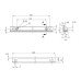 Сушка L= 45 хром STANDARD 3 2023 (без рами) Rejs
