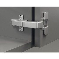 Hafele Петля DUOMATIC PLUS 110 ° пряма довга рука нікельована 48/6 під шуруп