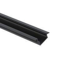 Профиль LED LUMINO Встраиваемый угловой светодиодный профиль L=2000 черный mat, Rejs