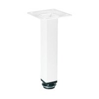 Ножка с регулировкой квадратная Nelio 25x25/150 белый  GIFF