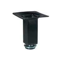 Ножка с регулировкой квадратная Nelio 25x25/80 черный  GIFF