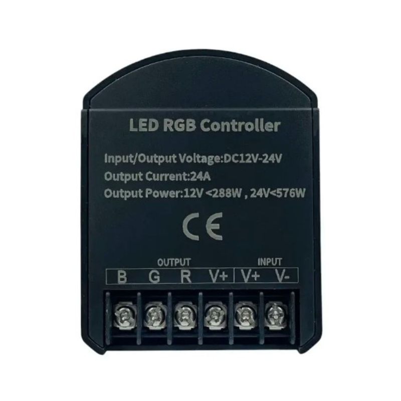 Контролер RGB OEM C-24-RF8-T-B (8A*3кан) чорний