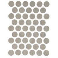 Заглушка минификса самоклейка WEISS  смкл.  637 White chromix (Хромікс білий)