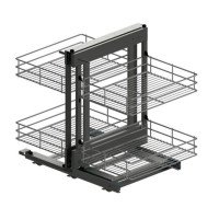 Магічний кут Maxima Classic Corner comfort лев.1200, графіт (520x510x950)