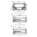 Напрямна прихована (NEW) LinkenSystem SYNCHRO-3D TouchLatch-550 (35кг) для 16-19 мм