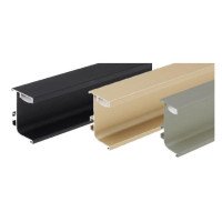 Профиль L GOLA LED для фасадов без ручек алюм, ЧЕРНЫЙ МАТ, L-2100 мм, Linken System