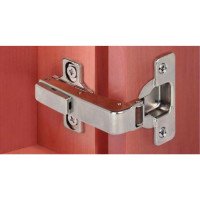 Hafele Петля DUOMATIC STANDARD 94° прямая короткая рука сталь ник-ная шаблон: 48/6 под шуруп
