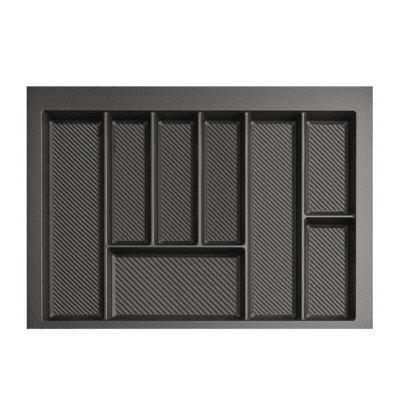 Пенал для посуды MAX 700 (590-650x422-490) - 2,0 mm графит,Rejs