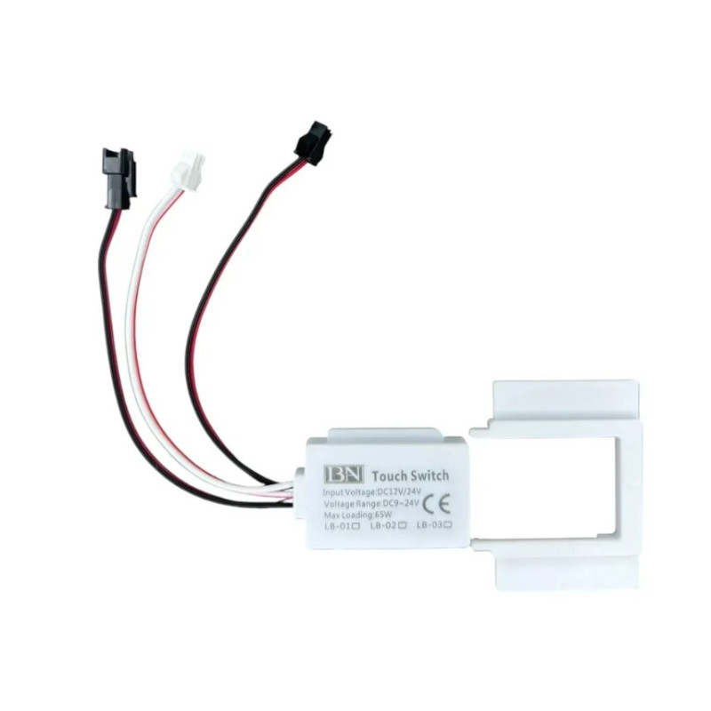 Сенсорный выключатель для зеркал LB-03/1 1 клавиша, 1*65W, dimmer, DC12-24V