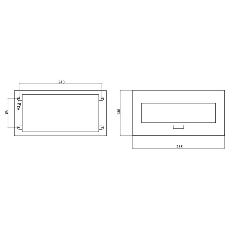 GTV Вбудована розетка прямокутна Чорна (2розетки+1USB+1TypeC) Schuko