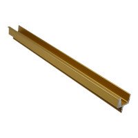 Ручка профильная  Linken System Piano II, 3м, золото матовое