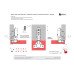 Петля LinkenSystem A Soft close PRO 3D (св. ход) наружная, линейная лапка