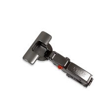 Завіса LinkenSystem A Soft close PRO - Black 3D (св. хід) 1/2, лінійна лапка