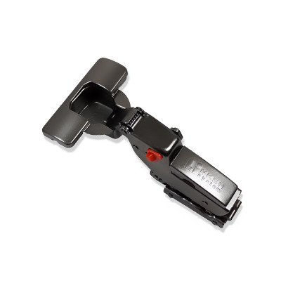 Петля LinkenSystem A Soft close PRO - Black 3D (св. ход) внутренняя, линейная лапка