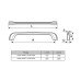 Gamet Ручка скоба UU05-0160-LPM40 белый