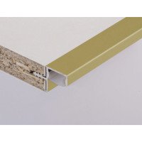 Профиль с LED в верхний модуль L=3000 мм  золото (без вставки), Cortizo