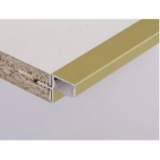 Профиль с LED в верхний модуль L=3000 мм  золото (без вставки), Cortizo