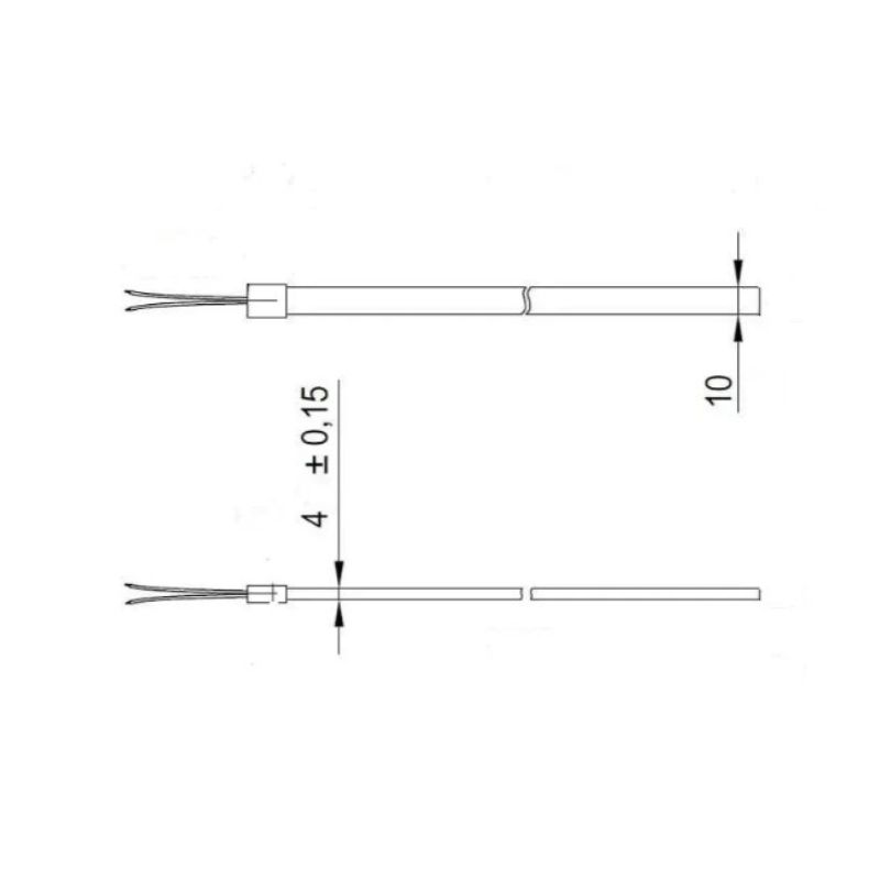 Свет - Neon лента SMD 2835, 9,6W, 12V, IP20, 4х10 mm, денне світло (холодне), 6000К