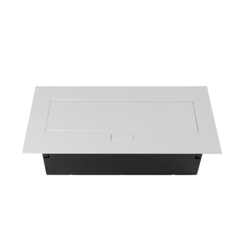 Встраиваемая розетка прямоугольная Белая (2розетки+1USB+1TypeC) Schuko (Китай) GTV