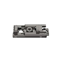 Лапка Hafele METALLA SM 540 прямая H=0мм, ЧЕРНАЯ
