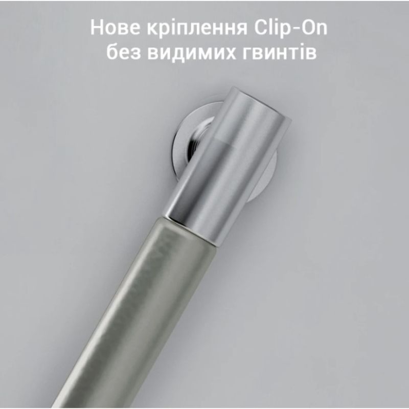 Ліфт Газовий ліфт K12 для відкривання фасадів вниз довжина 244мм у кольорі нікель