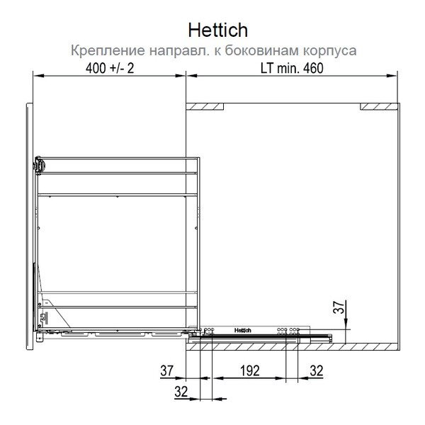 Карго-30 VARIANT MULTI КОРЗИНА нижн., серая, Rejs