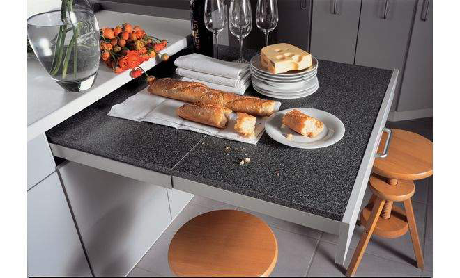 Комплект для висувних столів TOPFLEX 810 / 500мм навантаження 30кг Hafele
