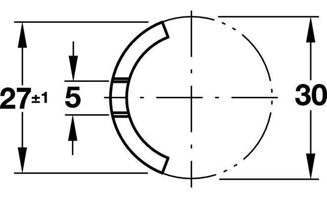OPTIMUS Стяжка корпусная d=8мм, Hafele
